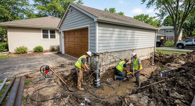 Garage Foundation Construction Service